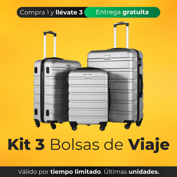 Kit 3 Bolsas de Viaje - Promoción 2025